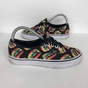 Vans All Over Print Burger Skate Shoe
